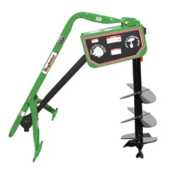 King Kutter 12" Post Hole Digger with Auger, Green - PHD-12-SC-JK - Disc Blades
