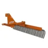 King Kutter 7' Professional Landscape Rake, Orange - YR-G-84-OP - Rakes