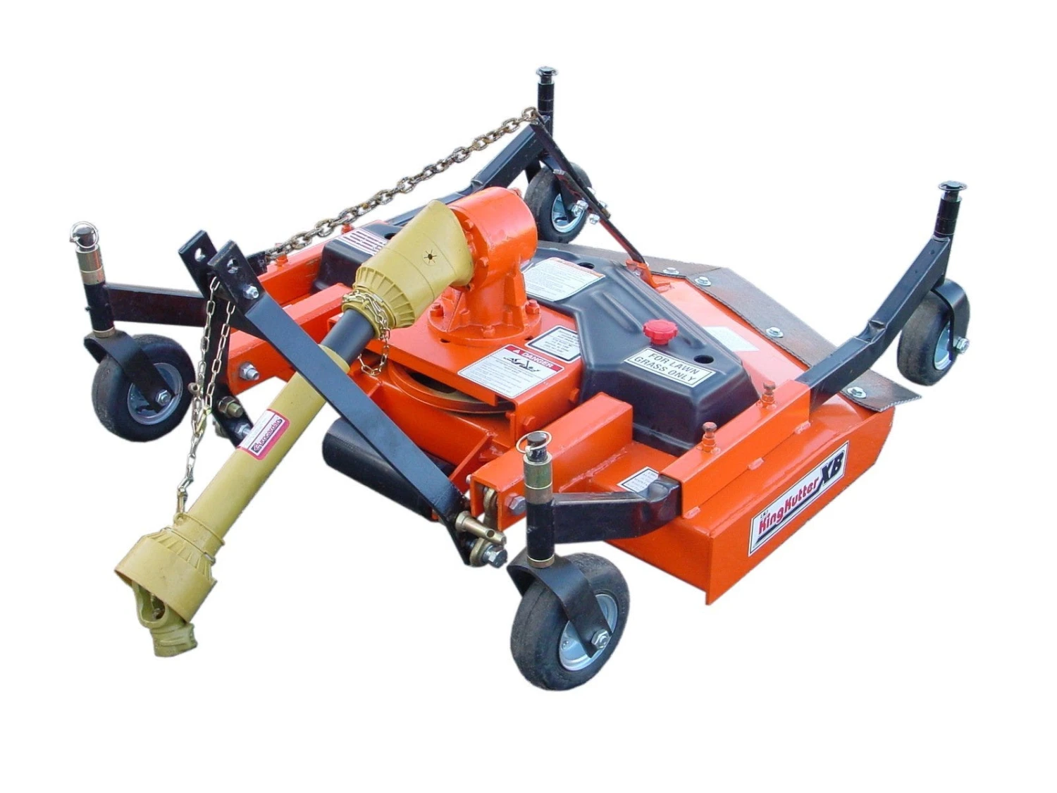King Kutter 4' Free Floating Flex Hitch Rear Discharge Finishing Mower, Orange - RFM-48-XB-0 - Finish Mowers 2 King Kutter 4' Free Floating Flex Hitch Rear Discharge Finishing Mower, Orange - RFM-48-XB-0 - Finish Mowers - Image 2