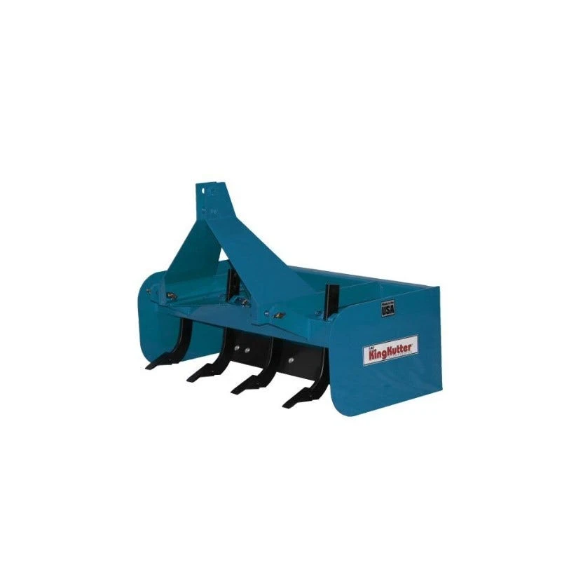 King Kutter 4' Box Blade with 4 Shanks, Blue - BB-48-BK - Box Blades 1 King Kutter 4' Box Blade with 4 Shanks, Blue - BB-48-BK - Box Blades