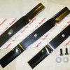 King Kutter 7 Foot Finish Mower Blade Set 3 Blades 502328 - Parts & Repair