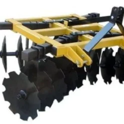 King Kutter 7.5' Professional Box Frame Disc Harrow, Yellow - 20-24-G-NBF - Disc Blades