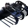 King Kutter Skid Steer Manure Grapple - Fork SS-MF-GP-72-ZK - Forks & Frames