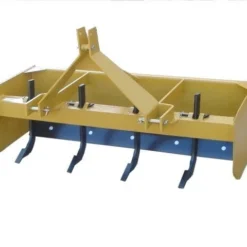King Kutter 4' Professional Box Blade with 4 Shanks, Yellow - BB-G-48 - Box Blades