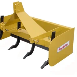 King Kutter 4' Box Blade with 4 Shanks, Yellow - BB-48 - Box Blades