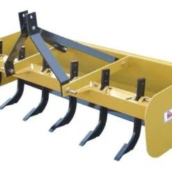 King Kutter 8' Box Blade with 7 Shanks, Yellow - BB-96 - Box Blades