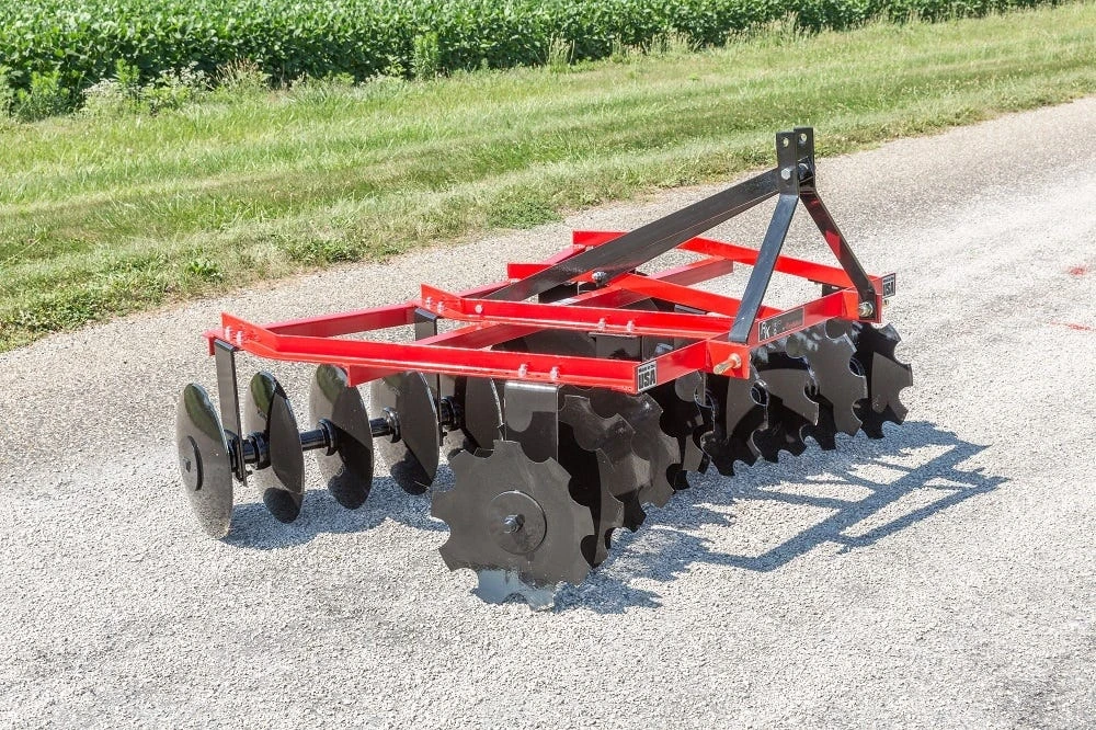 King Kutter 6 1/2' Angle Frame Disc Harrow, Red - 16-20-G-SB-C-RR - Disc Blades 2 King Kutter 6 1/2' Angle Frame Disc Harrow, Red - 16-20-G-SB-C-RR - Disc Blades - Image 2